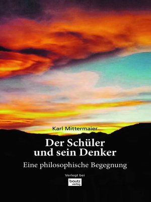 cover image of Der Schüler und sein Denker